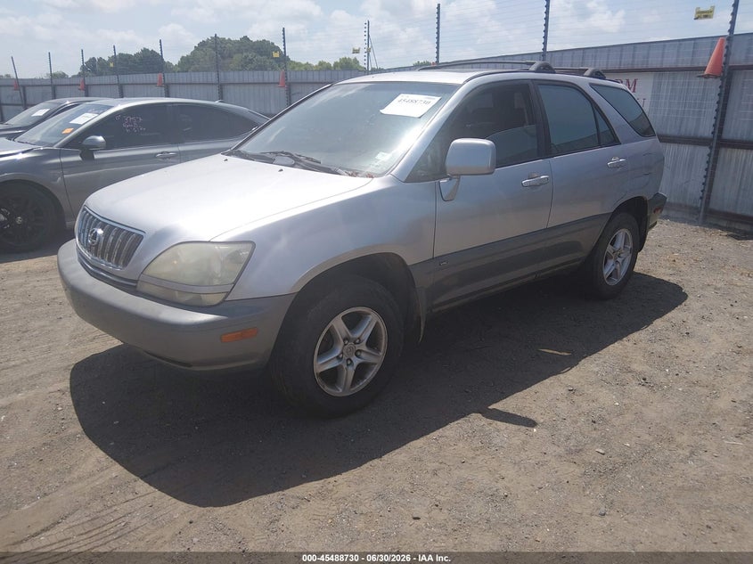 2002 Lexus Rx 300 VIN JTJHF10UX20271125 IAAI salvage auction — NORMAL WEAR, Clear (Arkansas), sold $375 on 2026-07-08 (photo 2)