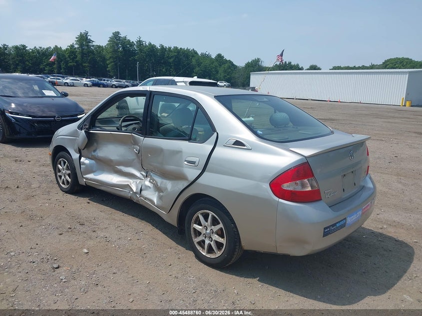 2002 Toyota Prius VIN JT2BK18U820067005 IAAI salvage auction — LEFT SIDE, Clear (Massachusetts), sold $425 on 2026-07-24 (photo 3)