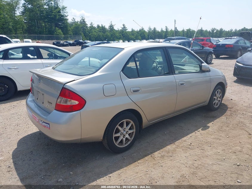 2002 Toyota Prius VIN JT2BK18U820067005 IAAI salvage auction — LEFT SIDE, Clear (Massachusetts), sold $425 on 2026-07-24 (photo 4)