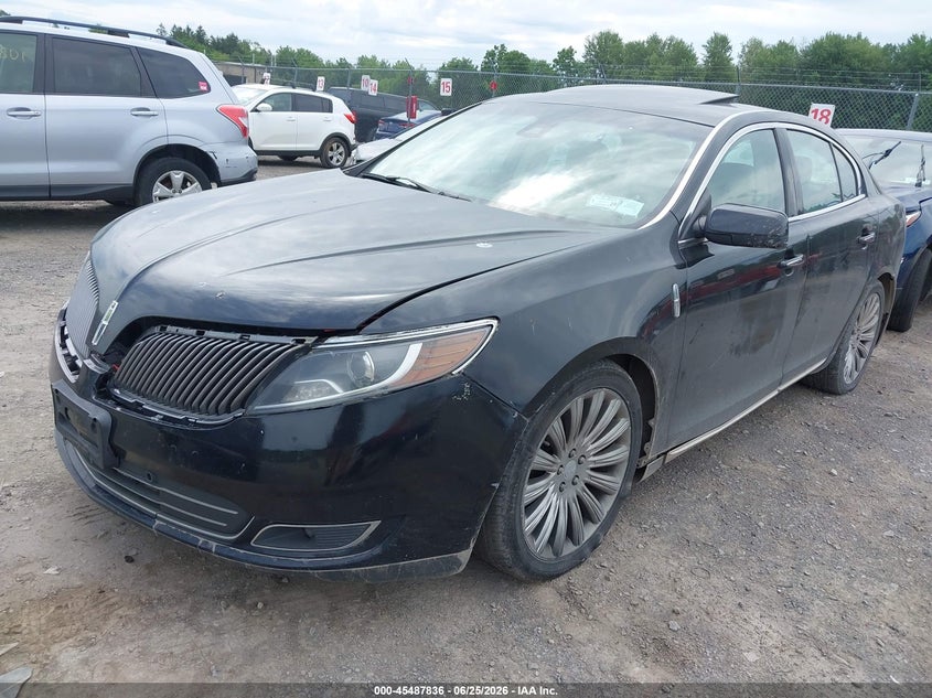2013 Lincoln Mks VIN 1LNHL9EKXDG606763 IAAI salvage auction — NORMAL WEAR, Clear (New York), sold $400 on 2026-07-09 (photo 2)