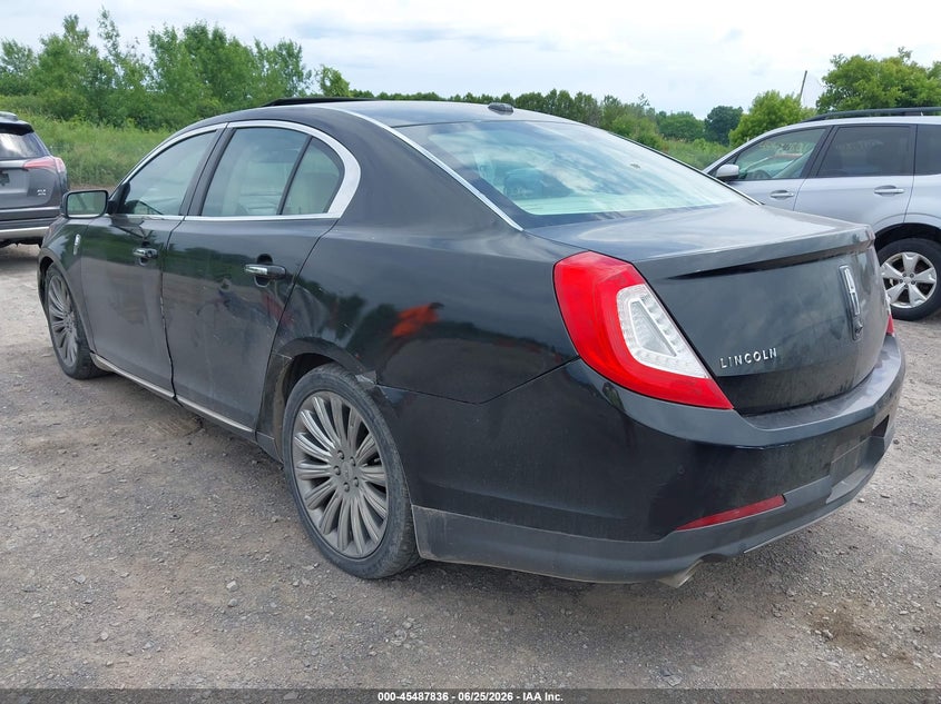 2013 Lincoln Mks VIN 1LNHL9EKXDG606763 IAAI salvage auction — NORMAL WEAR, Clear (New York), sold $400 on 2026-07-09 (photo 3)
