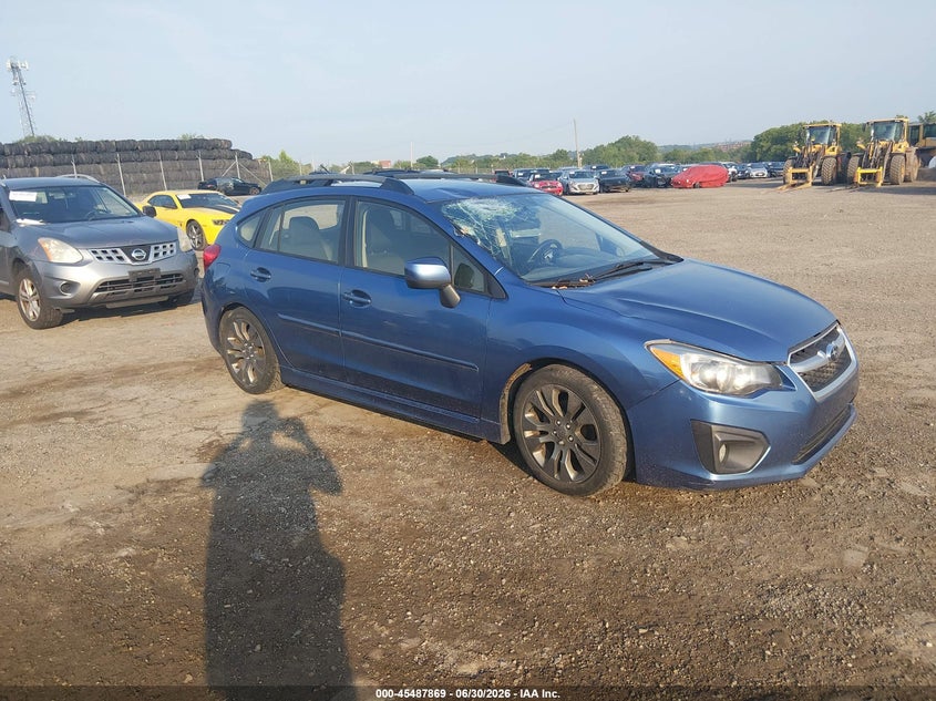 2014 Subaru Impreza VIN JF1GPAL68EH331164 IAAI salvage auction — FRONT & REAR, Salvage (Pennsylvania), sold $450 on 2026-07-31 (photo 1)