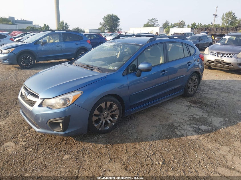 2014 Subaru Impreza VIN JF1GPAL68EH331164 IAAI salvage auction — FRONT & REAR, Salvage (Pennsylvania), sold $450 on 2026-07-31 (photo 2)