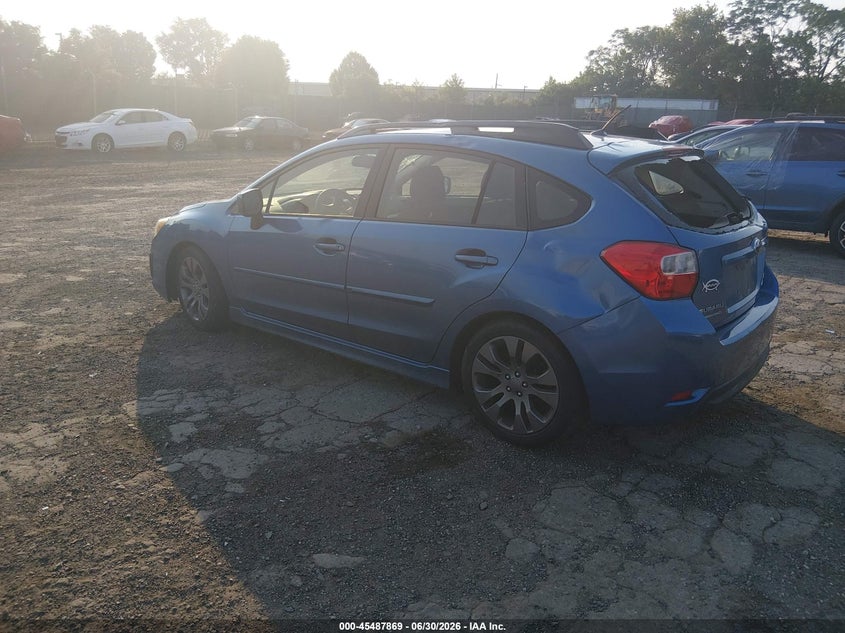 2014 Subaru Impreza VIN JF1GPAL68EH331164 IAAI salvage auction — FRONT & REAR, Salvage (Pennsylvania), sold $450 on 2026-07-31 (photo 3)