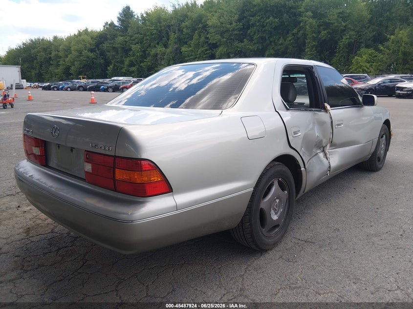 1998 Lexus Ls VIN JT8BH28F7W0122433 IAAI salvage auction — SIDE, Bill Of Sale (Connecticut), sold $400 on 2026-07-23 (photo 4)