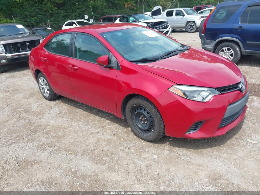 2016 Toyota Corolla VIN 5YFBURHE4GP466371 IAAI salvage auction — NORMAL WEAR, Clear (Indiana), sold $1,850 on 2026-07-08 (photo 1)