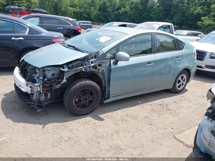 2014 Toyota Prius VIN JTDKN3DU7E1844675 IAAI salvage auction — FRONT END, Salvage Title, sold $2,450 on 2026-07-18 (photo 2)