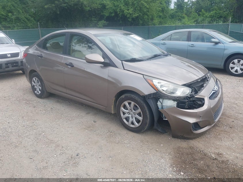 2012 Hyundai Accent VIN KMHCT4AE9CU060020 IAAI salvage auction — FRONT END, Salvage - Greater Than 75% (Maryland), sold $425 on 2026-07-16 (photo 1)