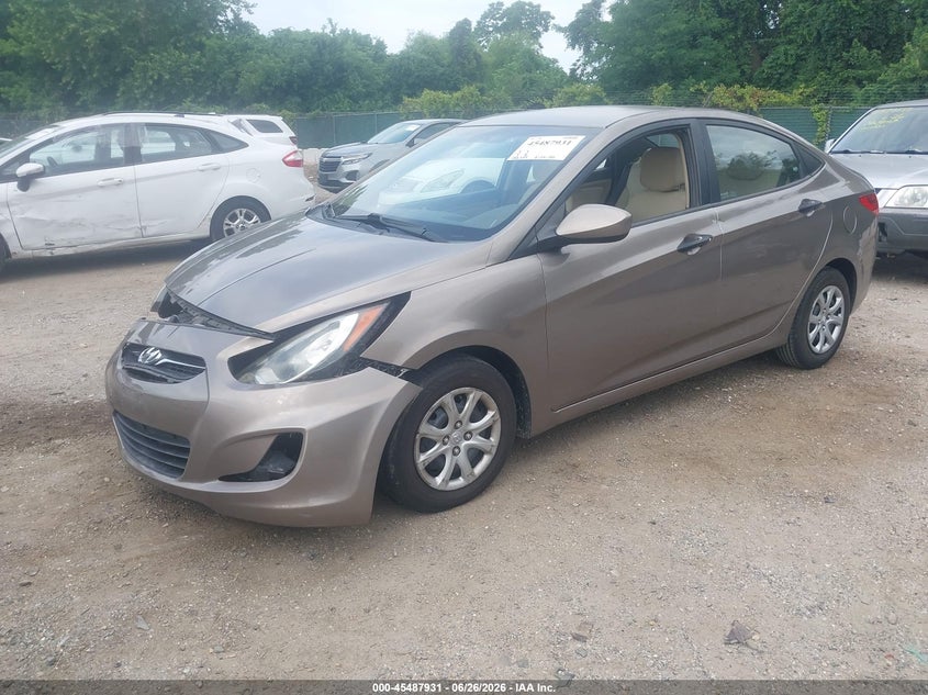 2012 Hyundai Accent VIN KMHCT4AE9CU060020 IAAI salvage auction — FRONT END, Salvage - Greater Than 75% (Maryland), sold $425 on 2026-07-16 (photo 2)