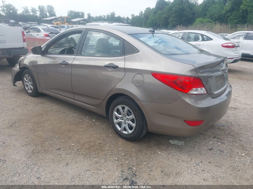 2012 Hyundai Accent VIN KMHCT4AE9CU060020 IAAI salvage auction — FRONT END, Salvage - Greater Than 75% (Maryland), sold $425 on 2026-07-16 (photo 3)