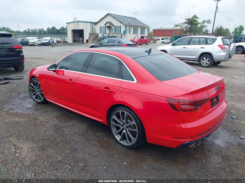 2019 Audi S4 VIN WAUB4AF43KA111472 IAAI salvage auction — RIGHT SIDE, Salvage Title, sold $8,275 on 2026-08-24 (photo 3)