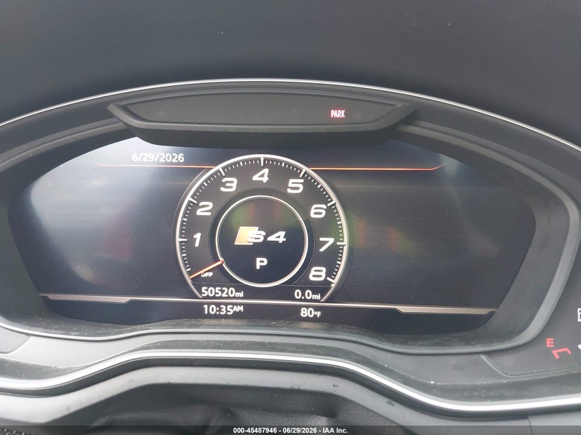 2019 Audi S4 VIN WAUB4AF43KA111472 IAAI salvage auction — RIGHT SIDE, Salvage Title, sold $8,275 on 2026-08-24 (photo 7)