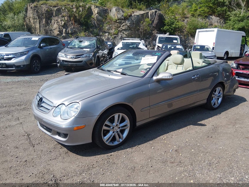 2007 Mercedes-benz Clk-class VIN WDBTK56F67F209636 IAAI salvage auction — REAR END, Salvage (Idaho), sold $25 on 2026-07-28 (photo 2)