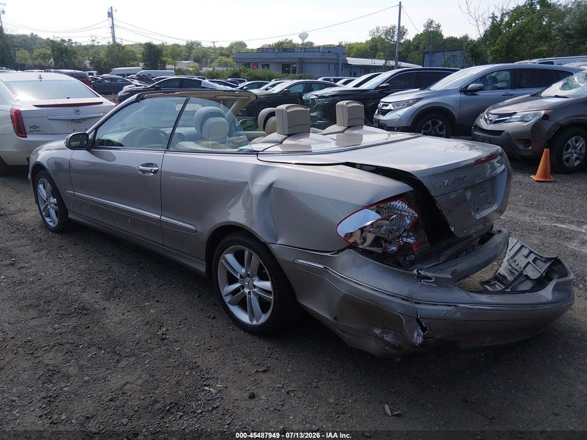 2007 Mercedes-benz Clk-class VIN WDBTK56F67F209636 IAAI salvage auction — REAR END, Salvage (Idaho), sold $25 on 2026-07-28 (photo 3)
