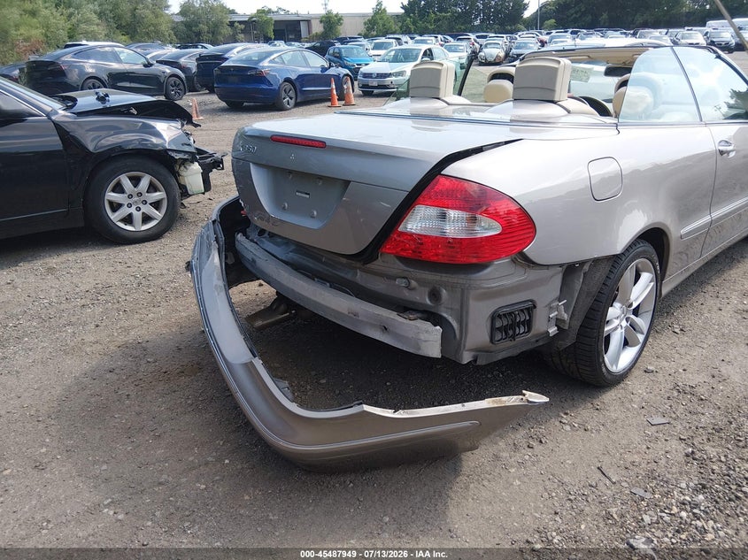 2007 Mercedes-benz Clk-class VIN WDBTK56F67F209636 IAAI salvage auction — REAR END, Salvage (Idaho), sold $25 on 2026-07-28 (photo 6)