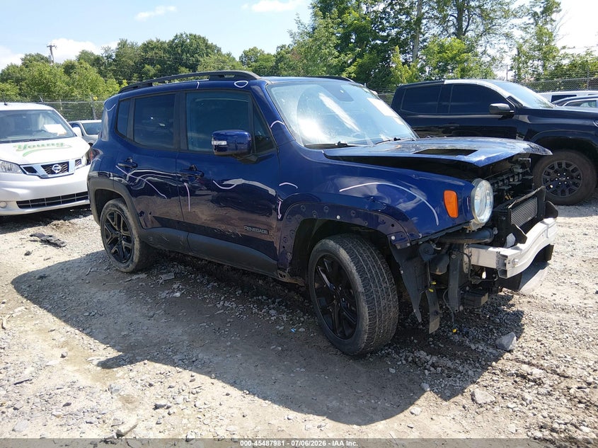 2017 Jeep Renegade VIN ZACCJBBB5HPE61169 IAAI salvage auction — LEFT FRONT, Salvage (West Virginia), sold $550 on 2026-08-20 (photo 1)