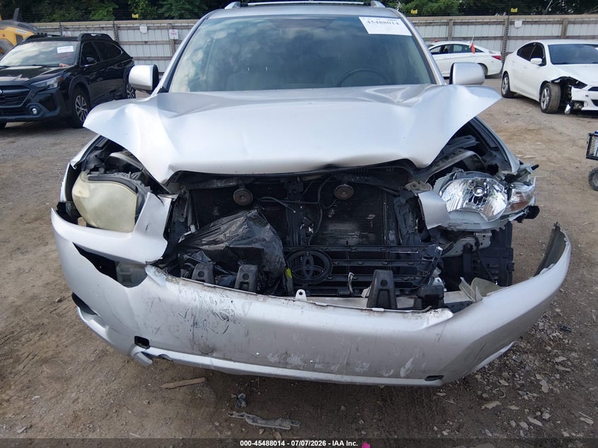 2010 Toyota Highlander VIN 5TDYK3EH5AS010826 IAAI salvage auction — FRONT END, Salvage (Tennessee), sold $1,250 on 2026-07-22 (photo 6)