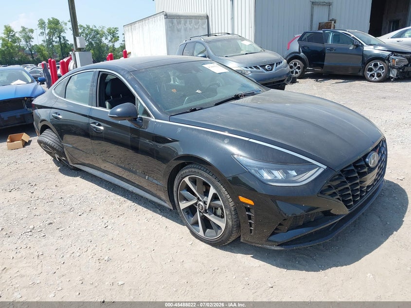 2023 Hyundai Sonata VIN KMHL44J2XPA281622 IAAI salvage auction — SIDE, Salvage (Tennessee), sold $4,850 on 2026-07-30 (photo 1)