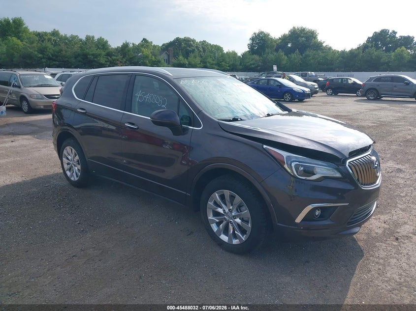 2017 Buick Envision VIN LRBFXDSA8HD199966 IAAI salvage auction — LEFT FRONT, Clear (Indiana), sold $3,000 on 2026-07-28 (photo 1)