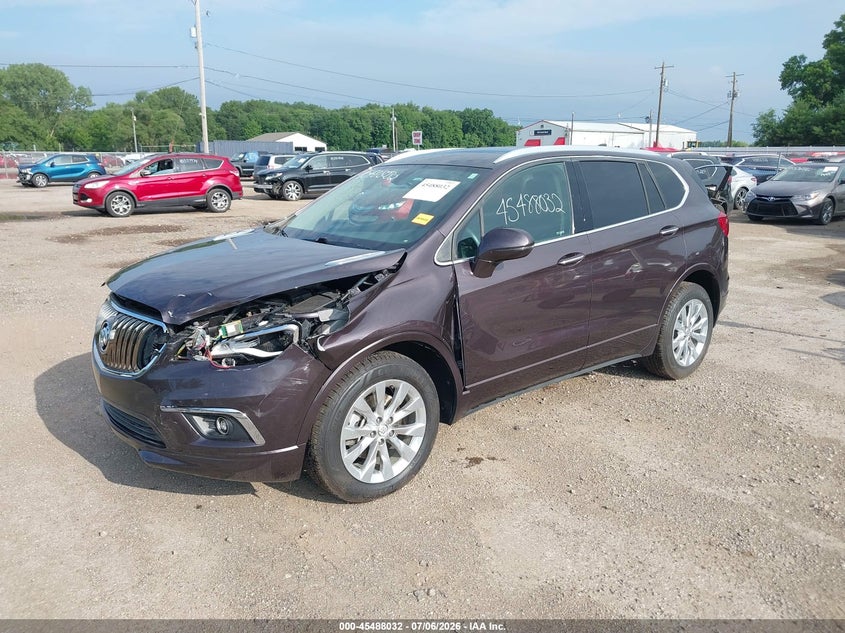 2017 Buick Envision VIN LRBFXDSA8HD199966 IAAI salvage auction — LEFT FRONT, Clear (Indiana), sold $3,000 on 2026-07-28 (photo 2)
