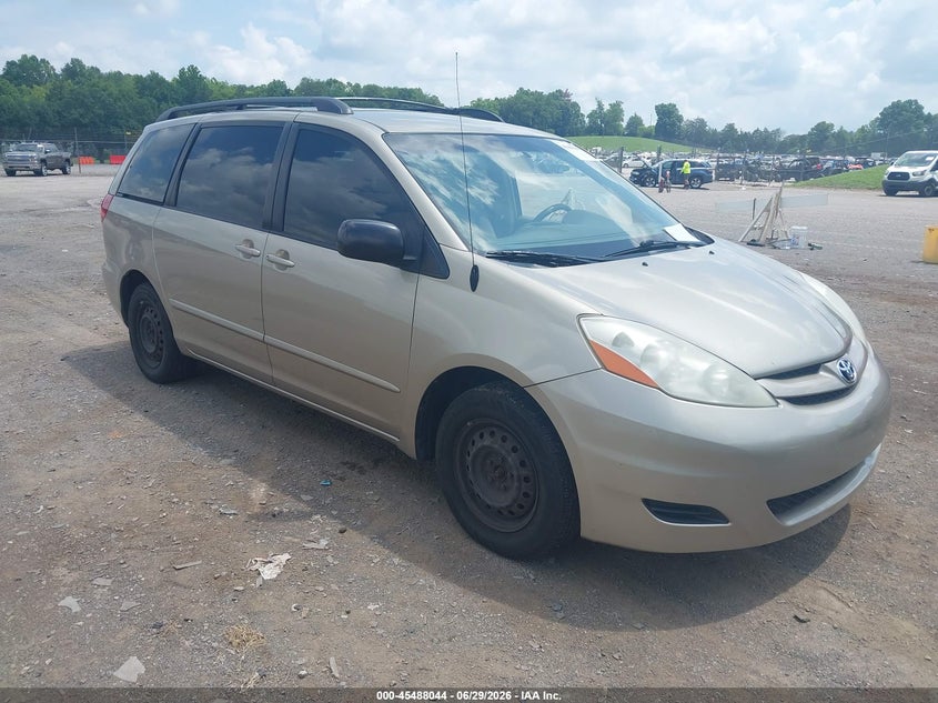 2006 Toyota Sienna VIN 5TDZA23C46S571079 IAAI salvage auction — NORMAL WEAR, Clear (Tennessee), sold $875 on 2026-07-29 (photo 1)