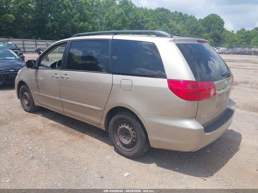 2006 Toyota Sienna VIN 5TDZA23C46S571079 IAAI salvage auction — NORMAL WEAR, Clear (Tennessee), sold $875 on 2026-07-29 (photo 3)