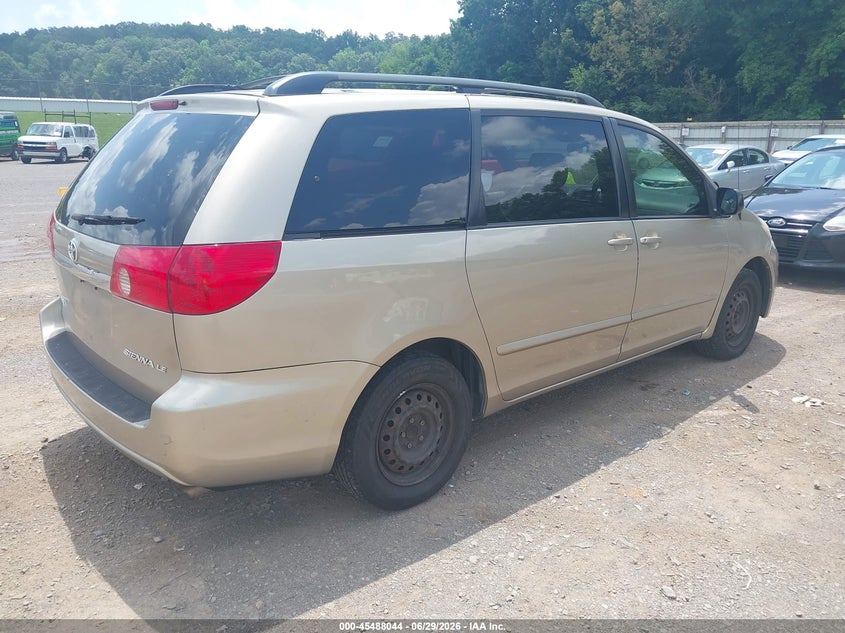 2006 Toyota Sienna VIN 5TDZA23C46S571079 IAAI salvage auction — NORMAL WEAR, Clear (Tennessee), sold $875 on 2026-07-29 (photo 4)