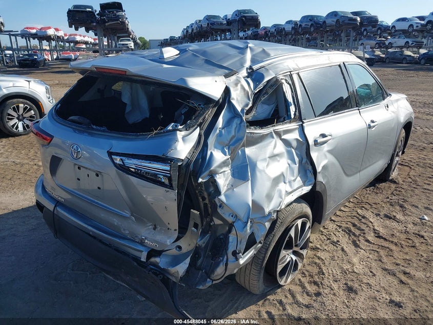 2020 Toyota Highlander VIN 5TDGZRBH9LS026335 IAAI salvage auction — ROLLOVER, Certificate Of Destruction (Florida), sold $575 on 2026-07-28 (photo 6)