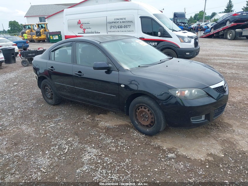 2008 Mazda 3 VIN JM1BK12F981109167 IAAI salvage auction — REAR END, Salvage (Pennsylvania), sold $200 on 2026-07-15 (photo 1)