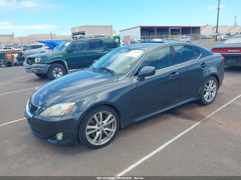 2006 Lexus Is 350 VIN JTHBE262565007048 IAAI salvage auction — NORMAL WEAR, Clear (Hawaii), sold $75 on 2026-07-14 (photo 2)