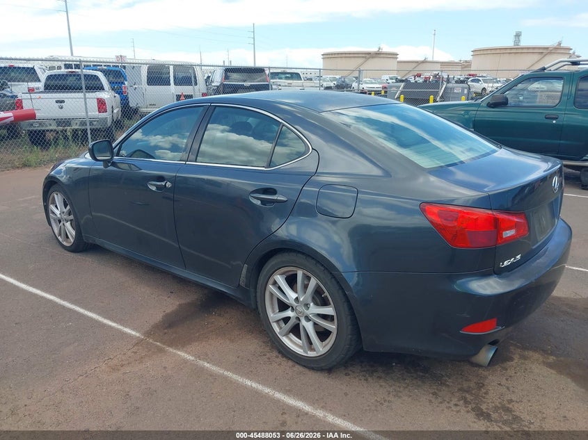 2006 Lexus Is 350 VIN JTHBE262565007048 IAAI salvage auction — NORMAL WEAR, Clear (Hawaii), sold $75 on 2026-07-14 (photo 3)