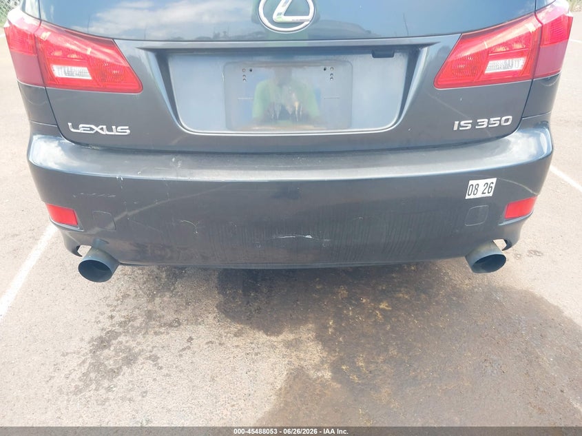 2006 Lexus Is 350 VIN JTHBE262565007048 IAAI salvage auction — NORMAL WEAR, Clear (Hawaii), sold $75 on 2026-07-14 (photo 6)
