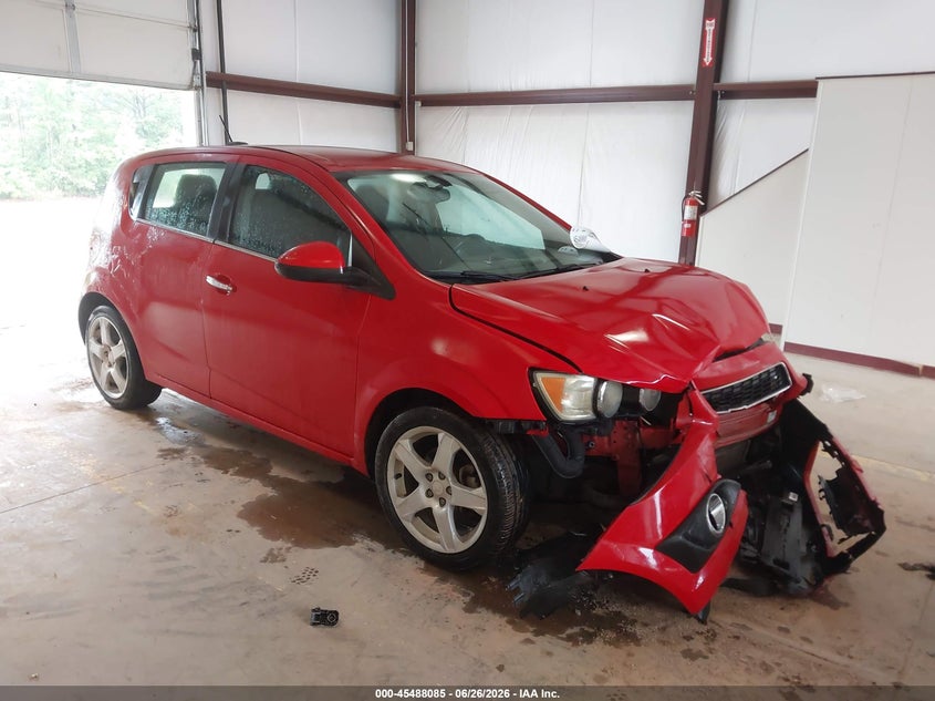 2015 Chevrolet SONIC VIN 1G1JE6SB6F4104901 IAAI salvage auction — FRONT END, Salvage (North Carolina), sold $950 on 2026-08-01 (photo 1)