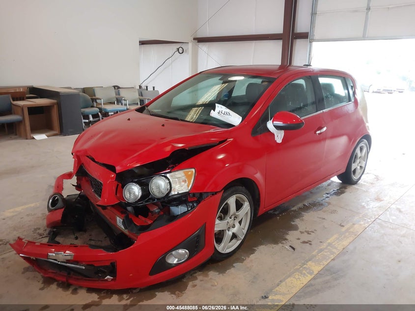 2015 Chevrolet SONIC VIN 1G1JE6SB6F4104901 IAAI salvage auction — FRONT END, Salvage (North Carolina), sold $950 on 2026-08-01 (photo 2)