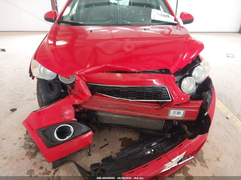 2015 Chevrolet SONIC VIN 1G1JE6SB6F4104901 IAAI salvage auction — FRONT END, Salvage (North Carolina), sold $950 on 2026-08-01 (photo 6)
