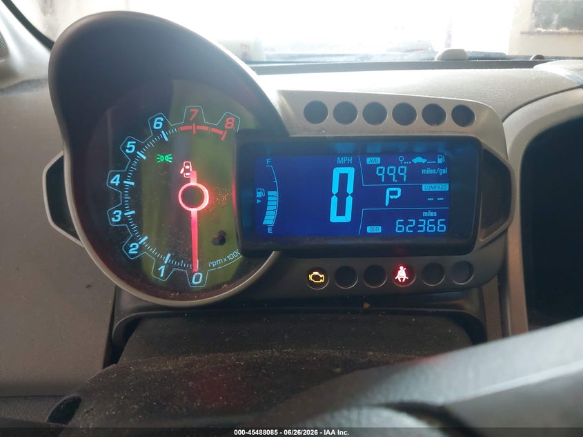 2015 Chevrolet SONIC VIN 1G1JE6SB6F4104901 IAAI salvage auction — FRONT END, Salvage (North Carolina), sold $950 on 2026-08-01 (photo 7)