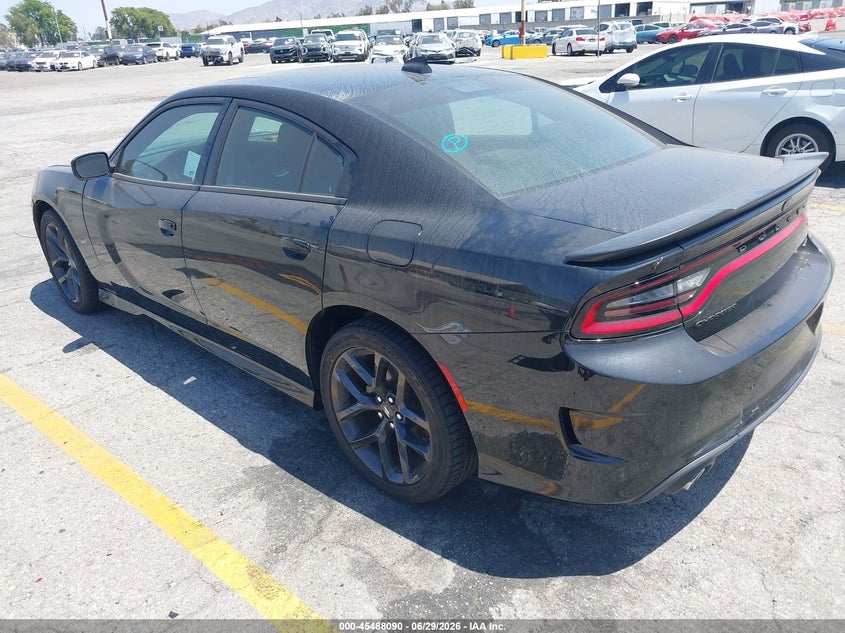 2021 Dodge Charger VIN 2C3CDXHG8MH666119 IAAI salvage auction — FRONT & REAR, Clear (California), sold $10,750 on 2026-07-28 (photo 3)