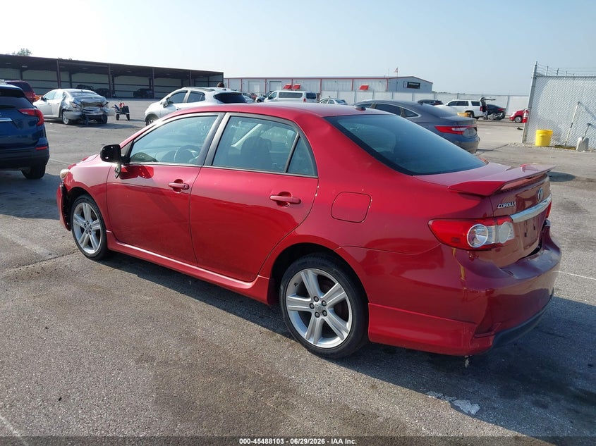 2013 Toyota Corolla VIN 5YFBU4EEXDP164991 IAAI salvage auction — FRONT & REAR, Clear (Indiana), sold $475 on 2026-07-29 (photo 3)
