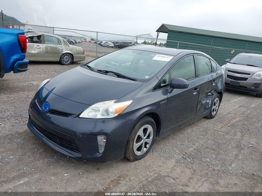 2013 Toyota Prius VIN JTDKN3DU3D5615238 IAAI salvage auction — LEFT SIDE, Salvage (Pennsylvania), sold $1,925 on 2026-07-14 (photo 2)
