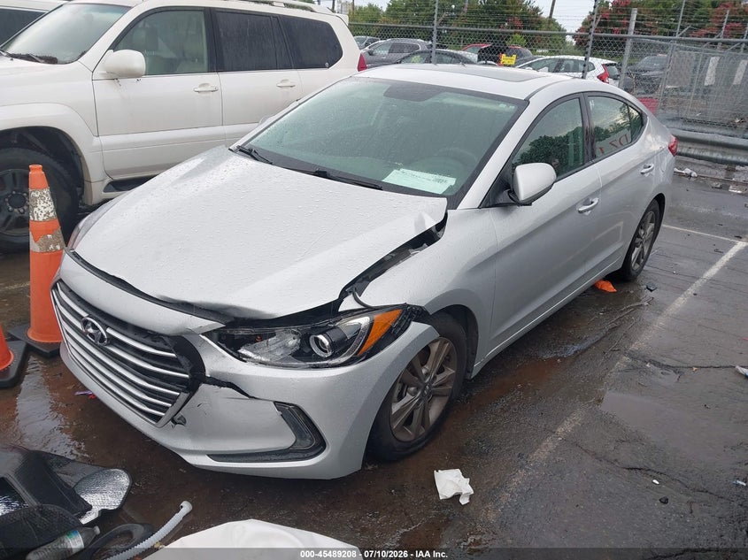 2018 Hyundai Elantra VIN 5NPD84LF0JH339590 IAAI salvage auction — FRONT END, Salvage (North Carolina), sold $1,950 on 2026-07-23 (photo 2)