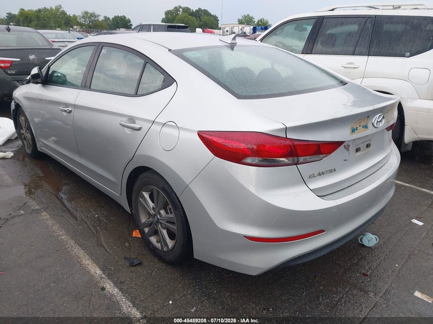 2018 Hyundai Elantra VIN 5NPD84LF0JH339590 IAAI salvage auction — FRONT END, Salvage (North Carolina), sold $1,950 on 2026-07-23 (photo 3)