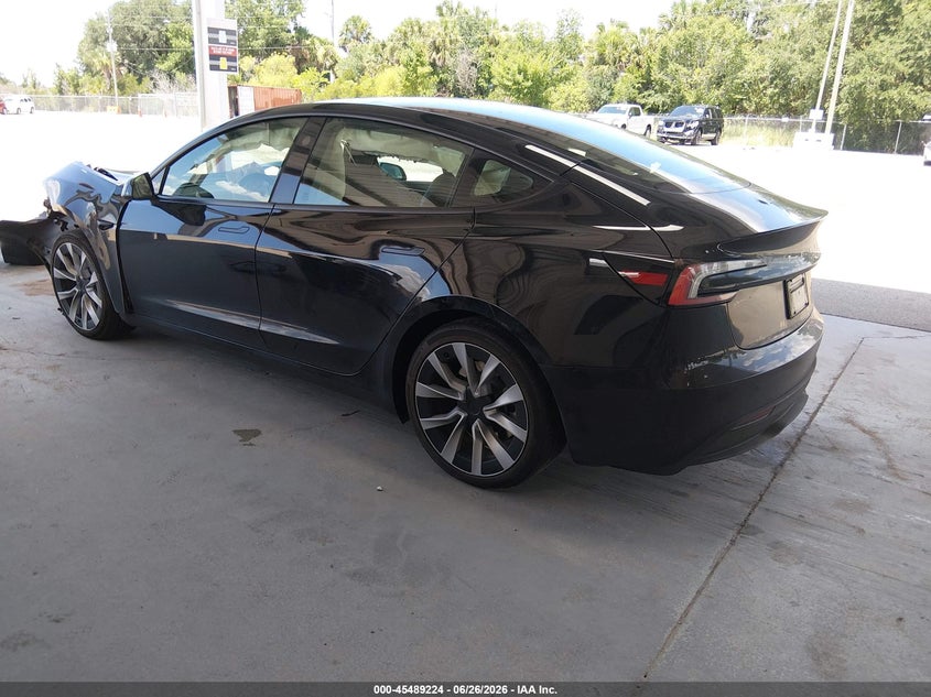 2024 Tesla Model 3 VIN 5YJ3E1EB2RF732322 IAAI salvage auction — FRONT END, Rebuildable (Florida), sold $10,900 on 2026-07-16 (photo 3)