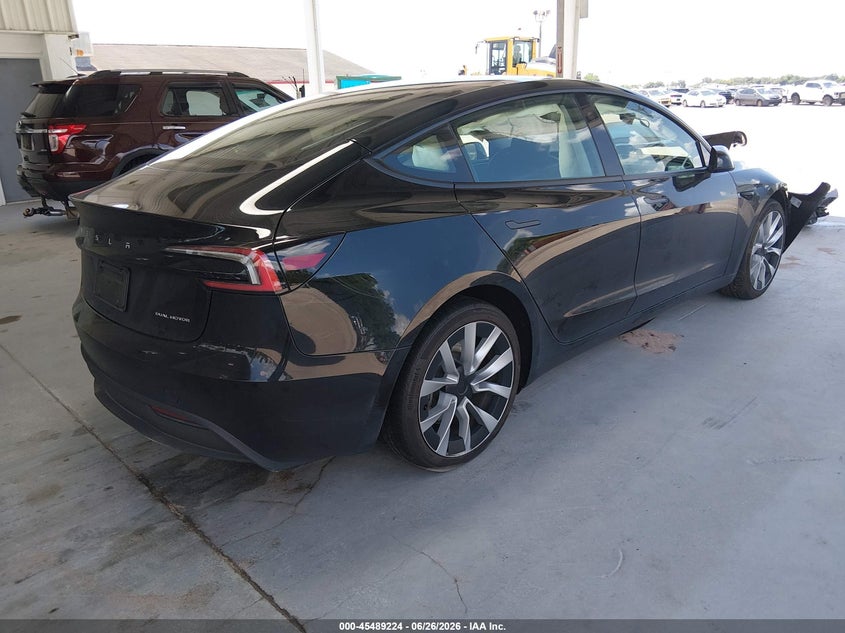 2024 Tesla Model 3 VIN 5YJ3E1EB2RF732322 IAAI salvage auction — FRONT END, Rebuildable (Florida), sold $10,900 on 2026-07-16 (photo 4)