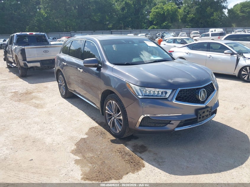 2019 Acura Mdx VIN 5J8YD3H59KL010473 IAAI salvage auction — LEFT REAR, Salvage (Texas), sold $6,150 on 2026-07-23 (photo 1)