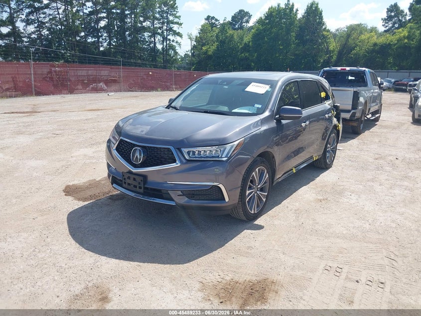 2019 Acura Mdx VIN 5J8YD3H59KL010473 IAAI salvage auction — LEFT REAR, Salvage (Texas), sold $6,150 on 2026-07-23 (photo 2)