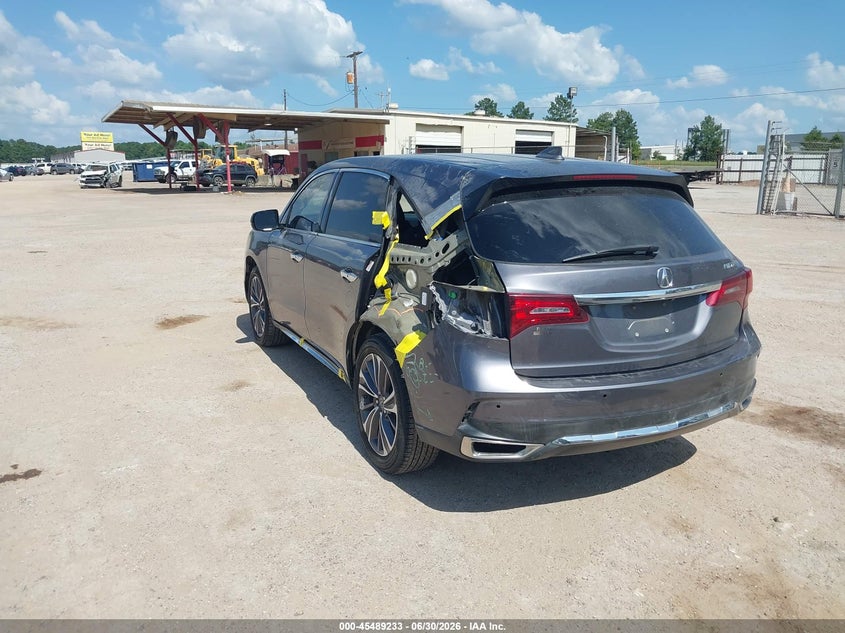 2019 Acura Mdx VIN 5J8YD3H59KL010473 IAAI salvage auction — LEFT REAR, Salvage (Texas), sold $6,150 on 2026-07-23 (photo 3)