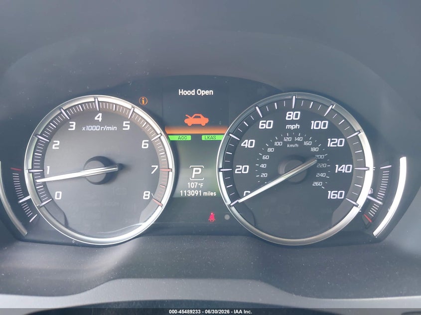 2019 Acura Mdx VIN 5J8YD3H59KL010473 IAAI salvage auction — LEFT REAR, Salvage (Texas), sold $6,150 on 2026-07-23 (photo 7)