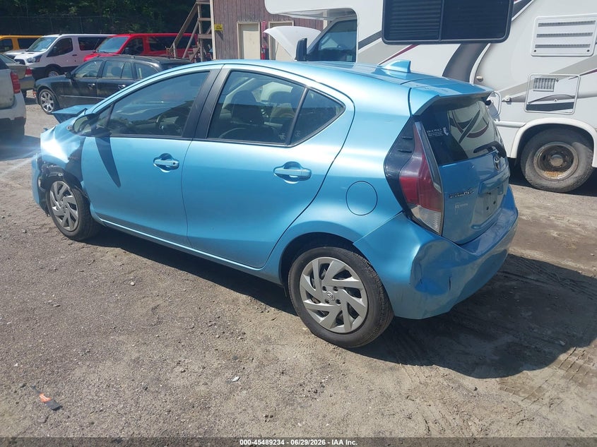 2015 Toyota Prius c VIN JTDKDTB34F1111708 IAAI salvage auction — FRONT END, Salvage (Vermont), sold $750 on 2026-08-01 (photo 3)