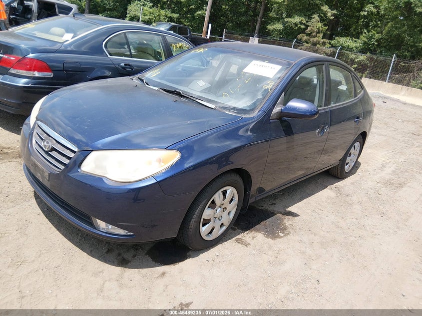 2009 Hyundai Elantra VIN KMHDU46D49U616857 IAAI salvage auction — THEFT, Salvage - Greater Than 75% (Maryland), sold $950 on 2026-07-15 (photo 2)