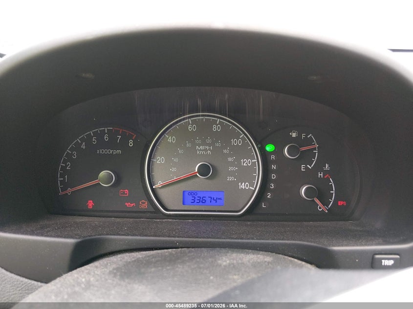 2009 Hyundai Elantra VIN KMHDU46D49U616857 IAAI salvage auction — THEFT, Salvage - Greater Than 75% (Maryland), sold $950 on 2026-07-15 (photo 7)